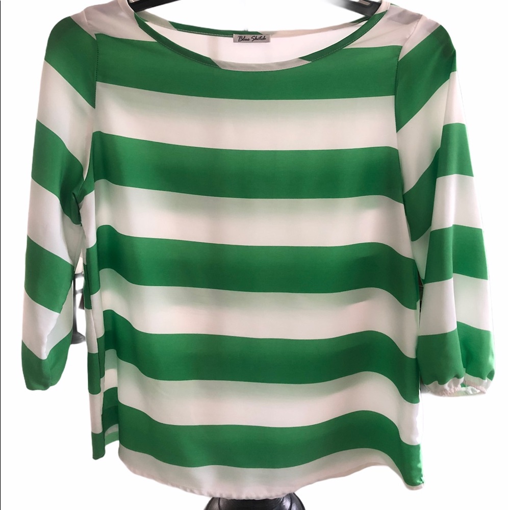 Preppy striped Blouse